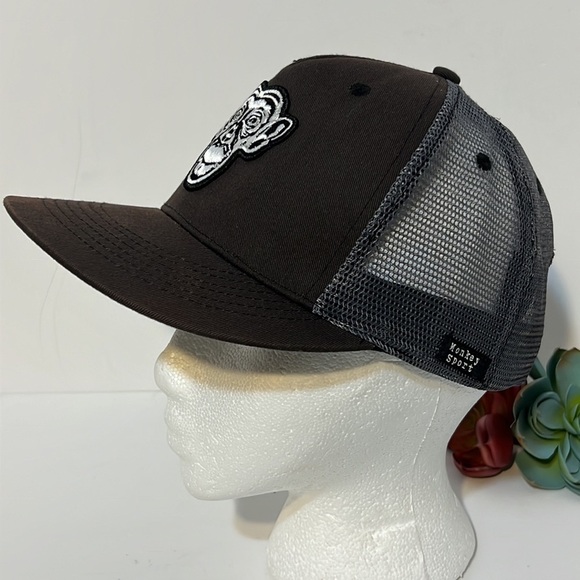 Monkey Sport Pepper Foster Mens Snap Back Cap O/S - Picture 3 of 12